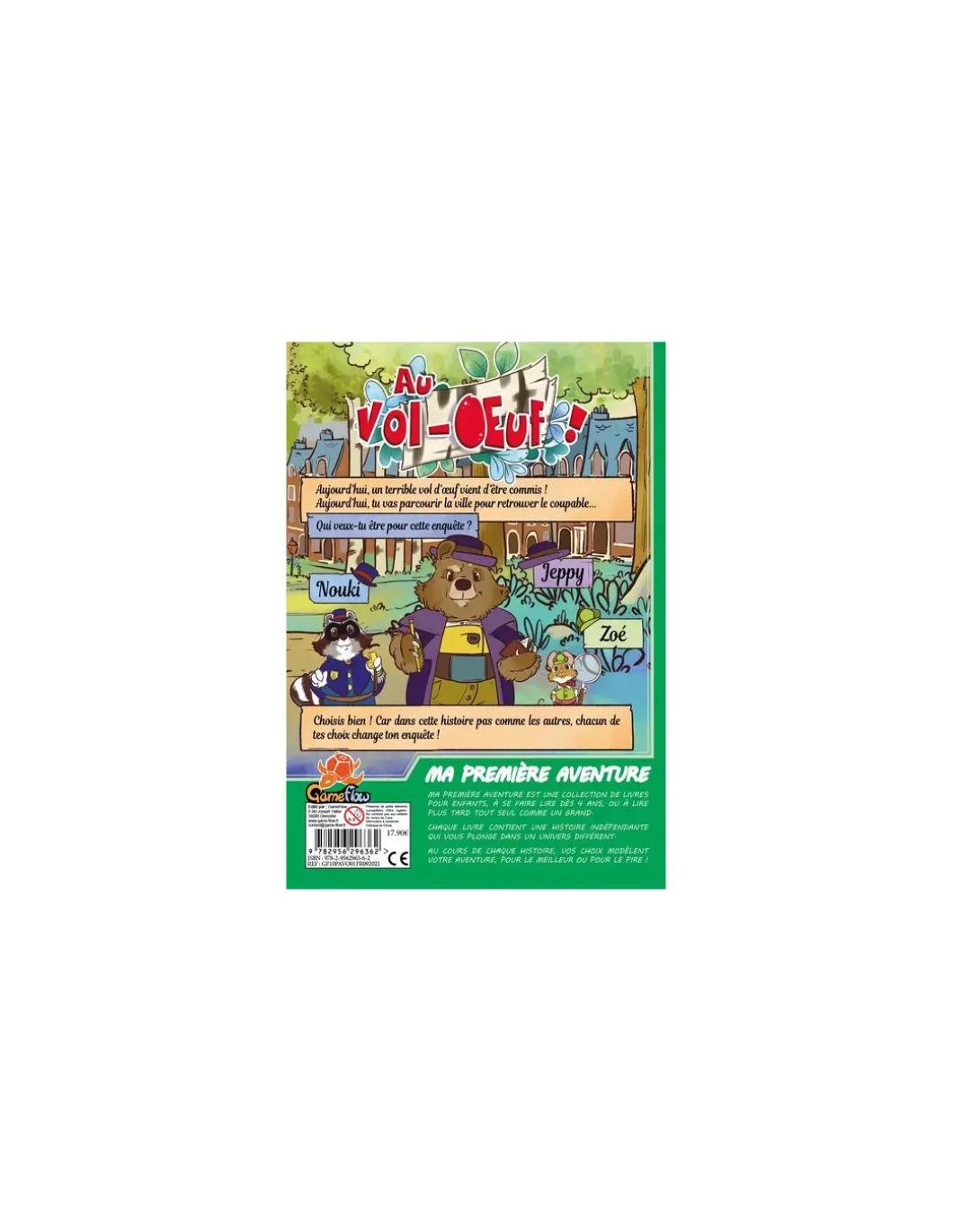 Livre Ma première aventure : Au vol-oeuf!