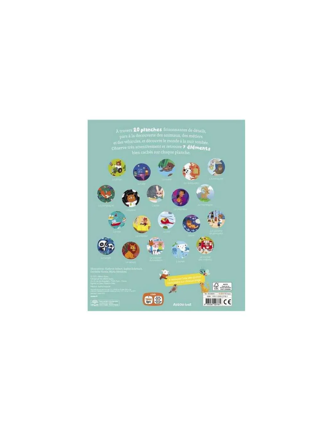 Livre Mes 20 Cherche et trouve des tout-petits - Auzou