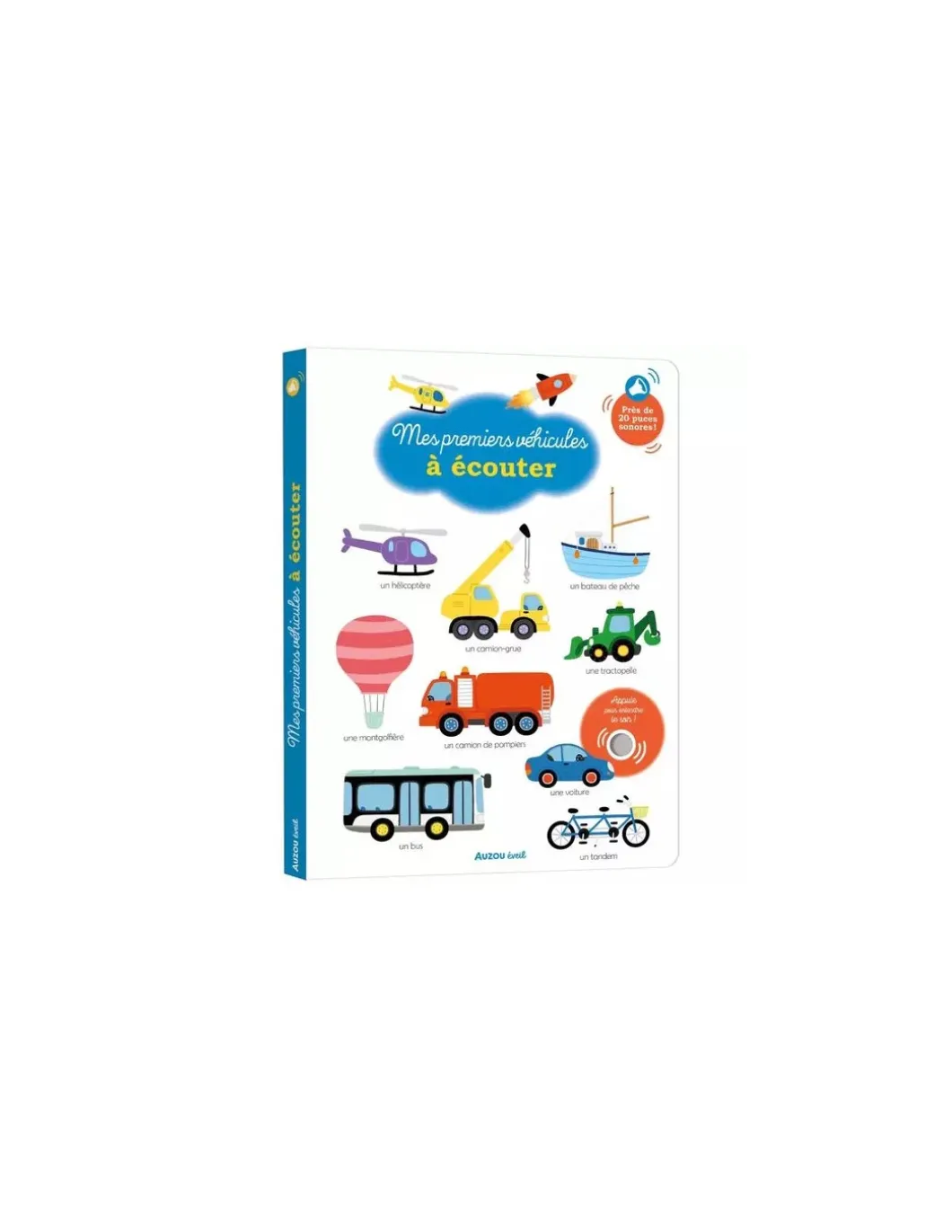 Livre Mes premiers véhicules à écouter - Auzou