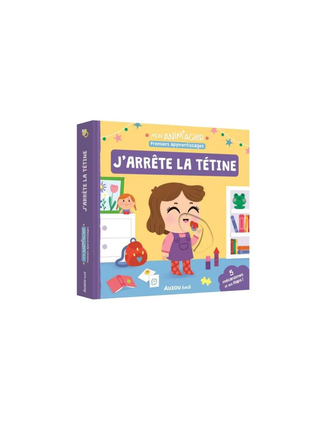 Livre Mon Anim'agier j'arrête la tétine - Auzou