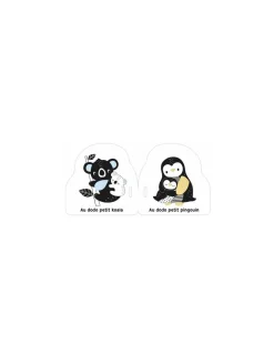 Livre poussette noir et blanc au dodo - Auzou