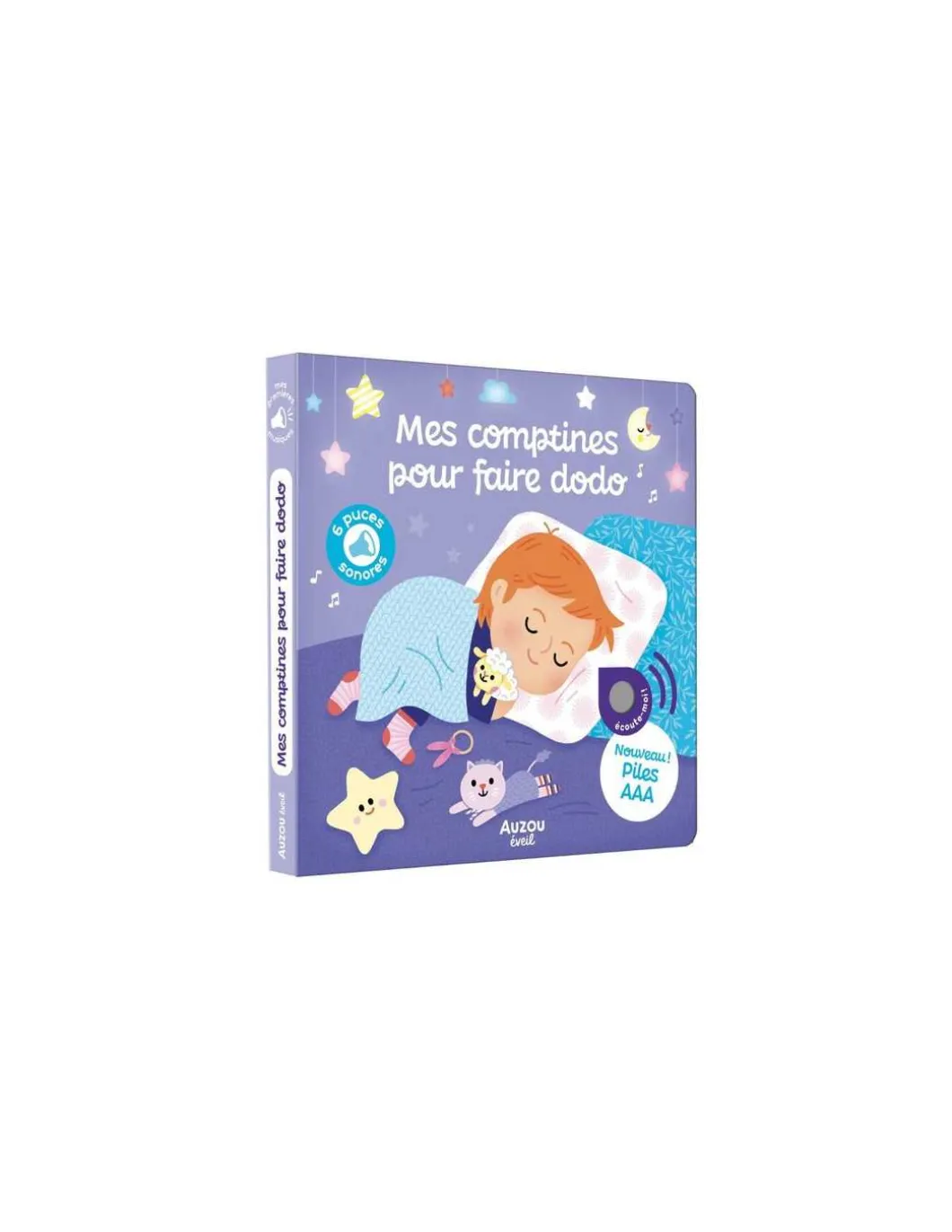 Livre sonore Mes comptines pour faire dodo - Auzou