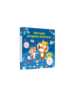 Livre sonore Mes supers comptines d'animaux - Auzou