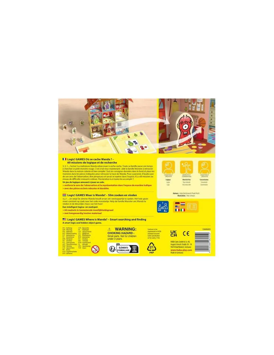 Logic Games Où se cache Wanda? - Haba
