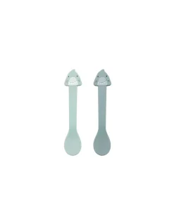 Lot de 2 cuillères en silicone requin - Trixie