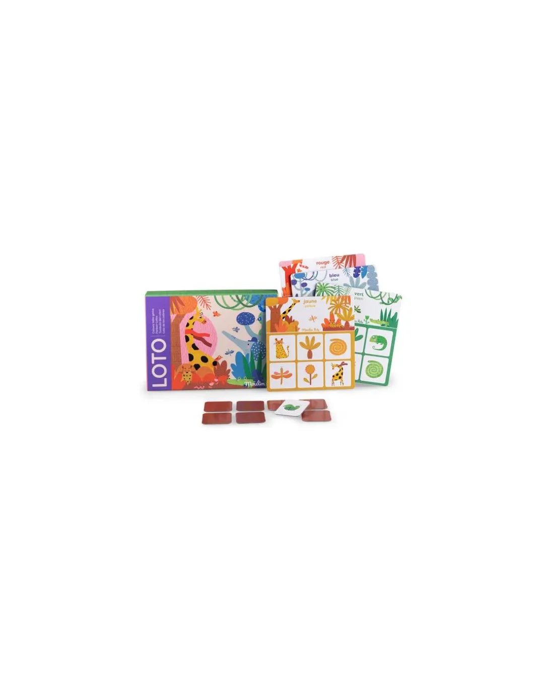 Loto des couleurs Les toupitis - Moulin Roty