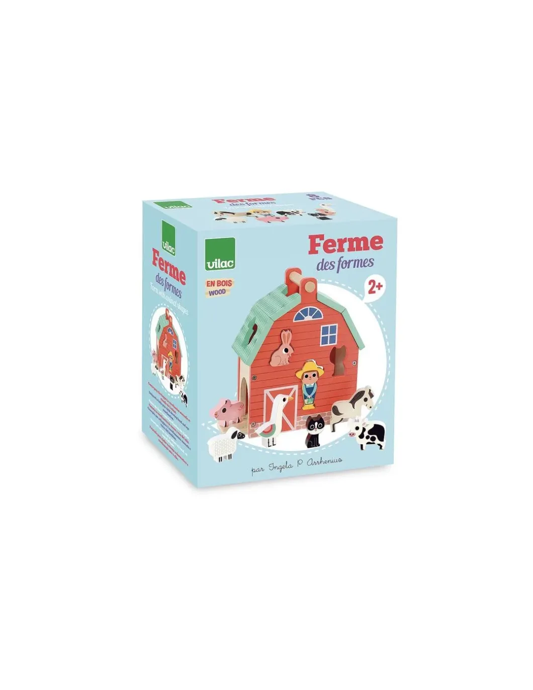 Ma belle ferme des formes Ingela P.Arrhenius - Vilac