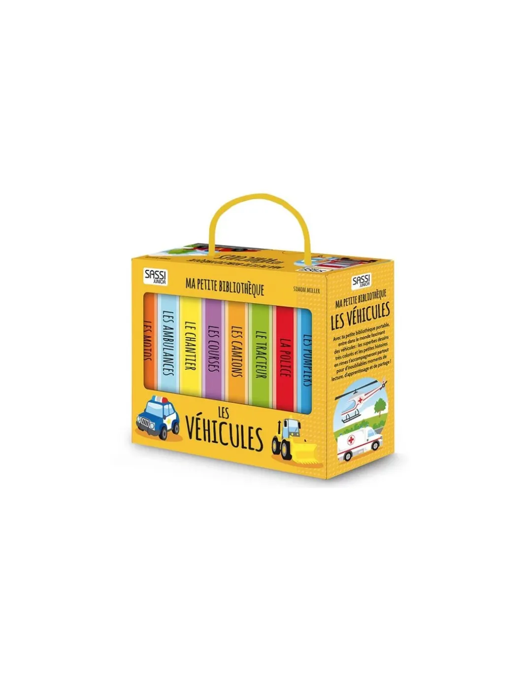 Ma petite bibliothèque les véhicules - Sassi
