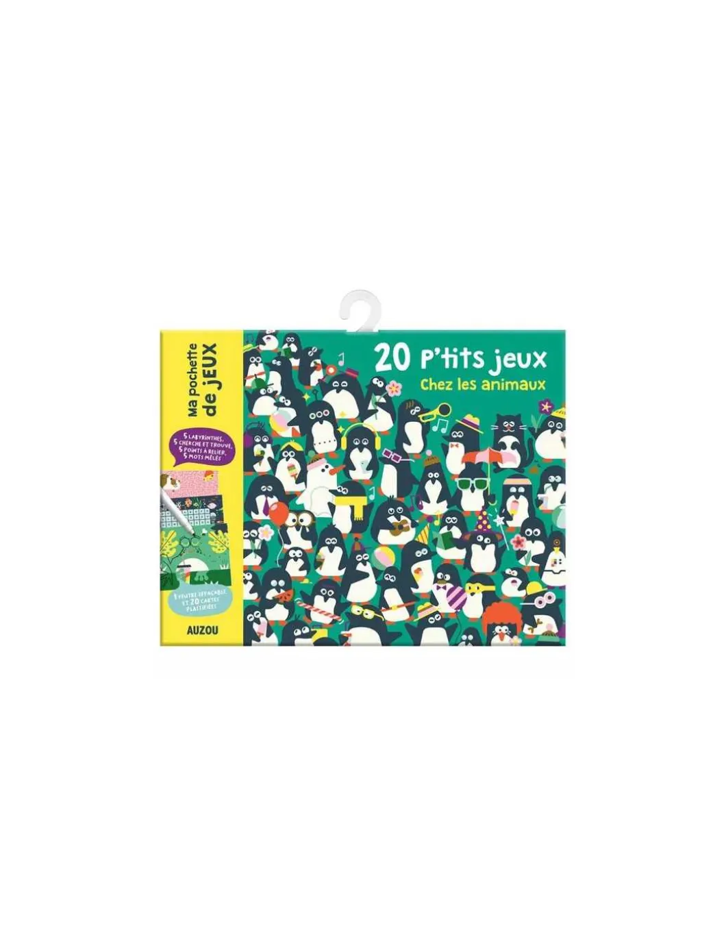 Ma pochette de 20 jeux chez les animaux - Auzou
