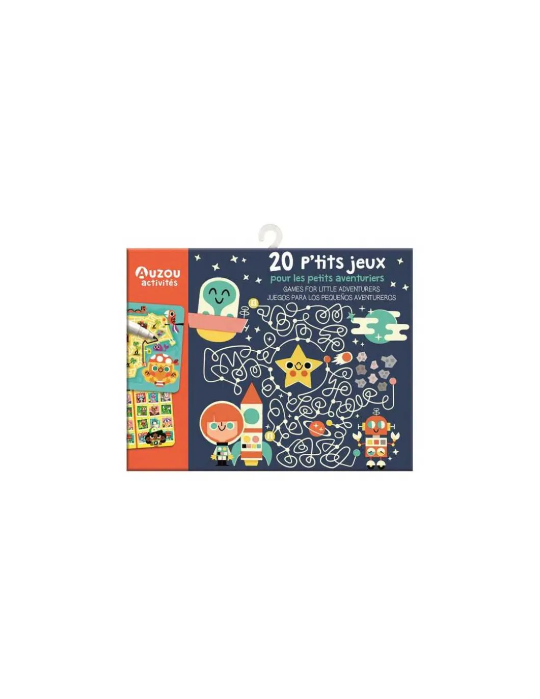 Ma pochette de 20 p'tits jeux pour les petits aventuriers - Auzou