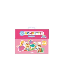 Ma pochette de gommettes 100 princes et princesses - Auzou