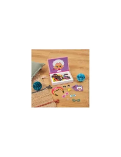 Magnetibook Crazy face fille - Janod