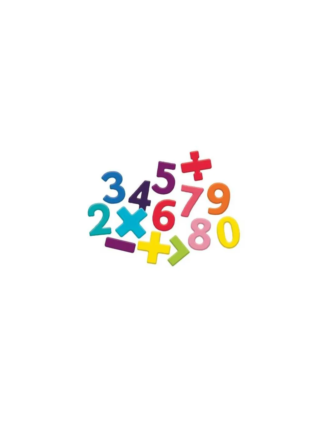 Magnets chiffres bois 58 pièces - Vilac