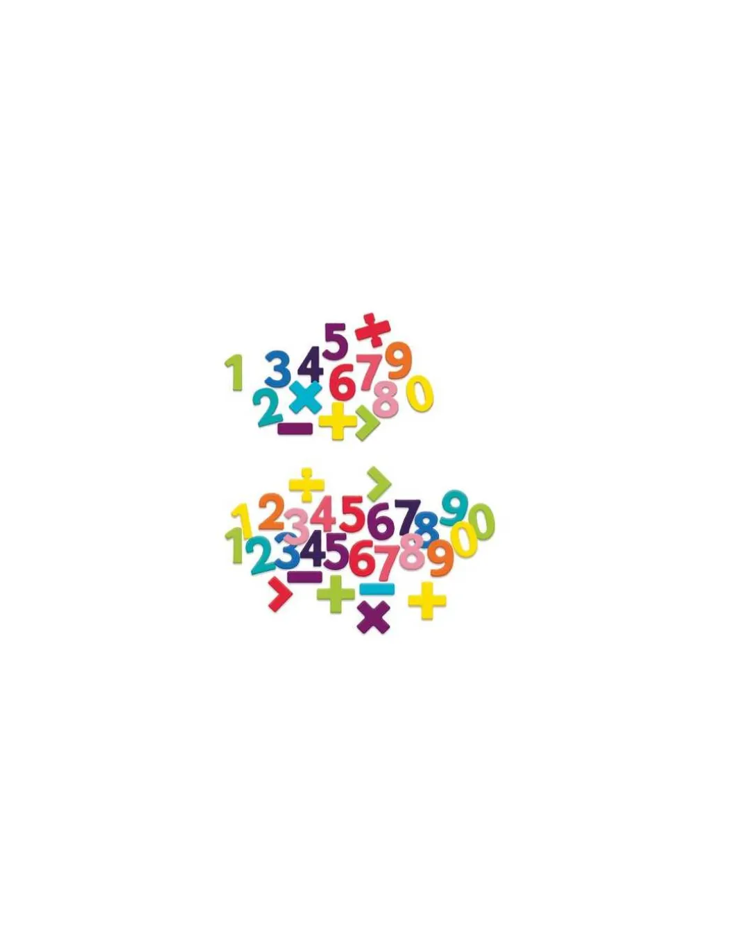 Magnets chiffres bois 58 pièces - Vilac