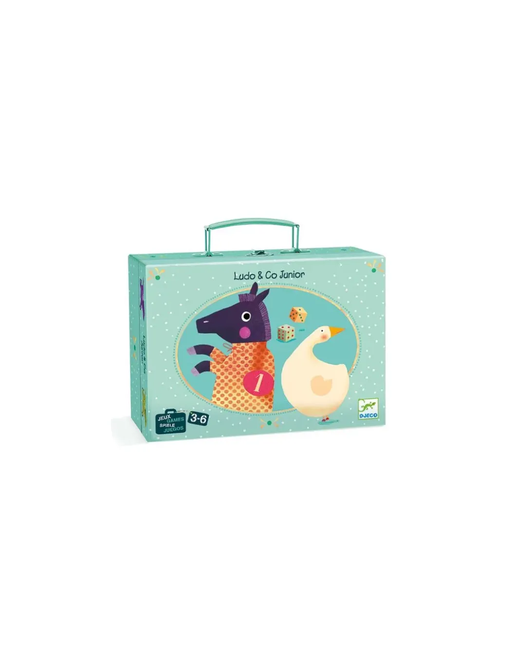 Mallette de jeux Junior - Ludo and Co - Djeco