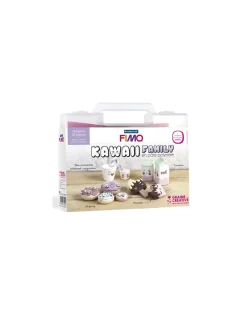 Mallette Kawaii family pâte FIMO - Graine créative