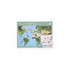Mappemonde avec décalcomanies Tout autour du monde - Moulin Roty