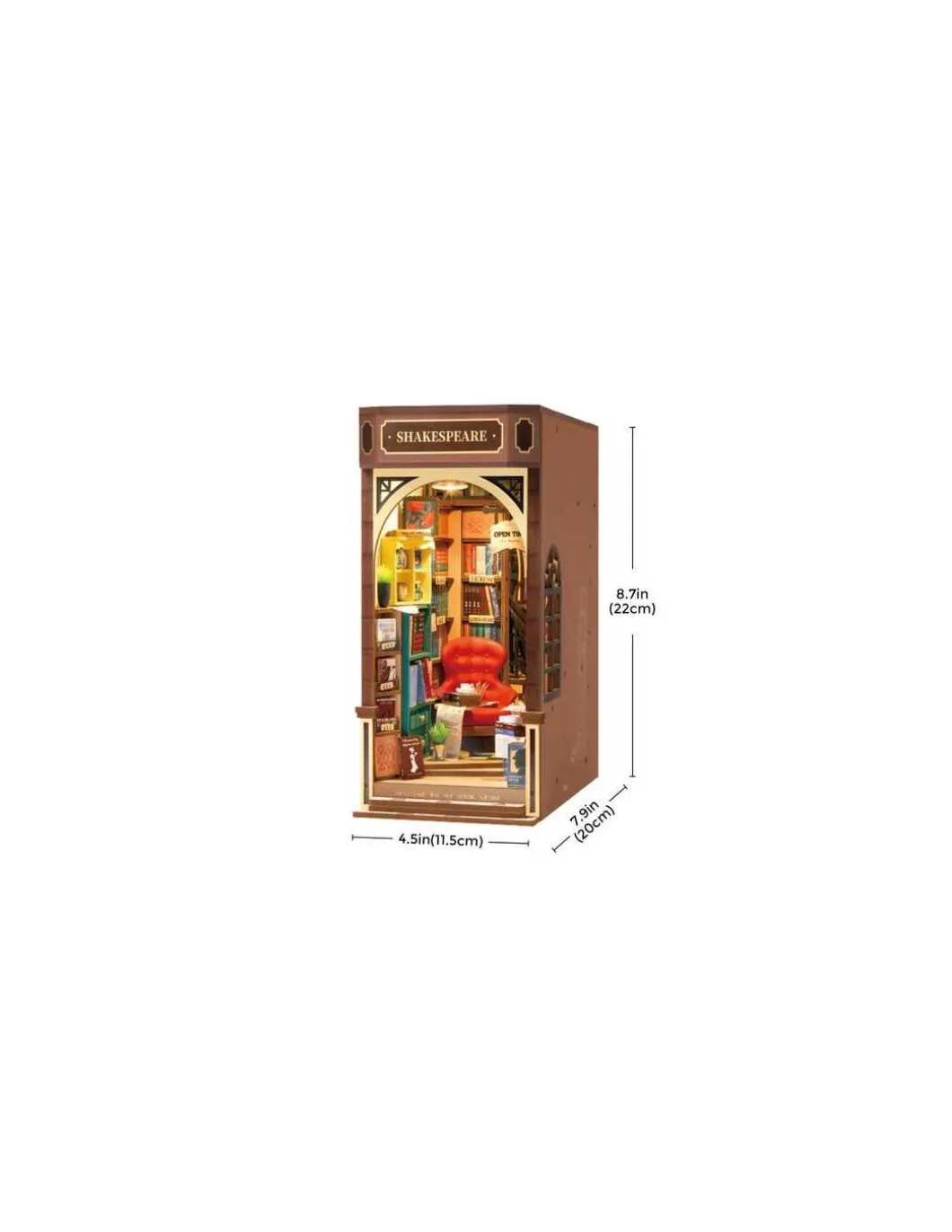 Maquette Bookstore Shakespeare Book Nook - Rolife - Rolife