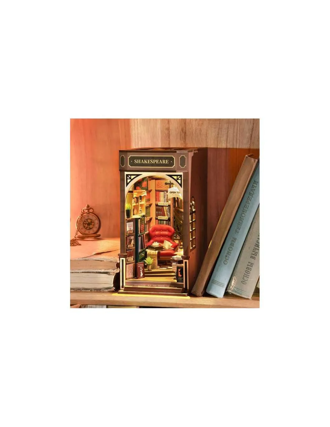 Maquette Bookstore Shakespeare Book Nook - Rolife - Rolife