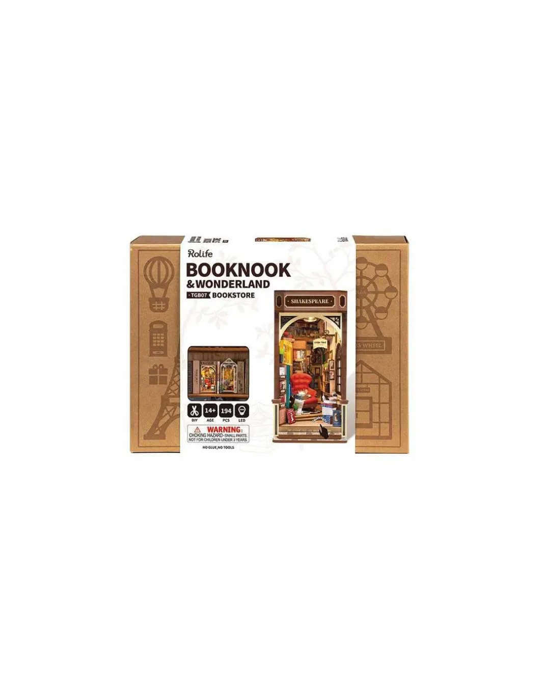 Maquette Bookstore Shakespeare Book Nook - Rolife - Rolife