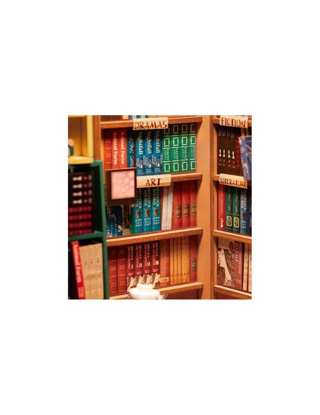 Maquette Bookstore Shakespeare Book Nook - Rolife - Rolife