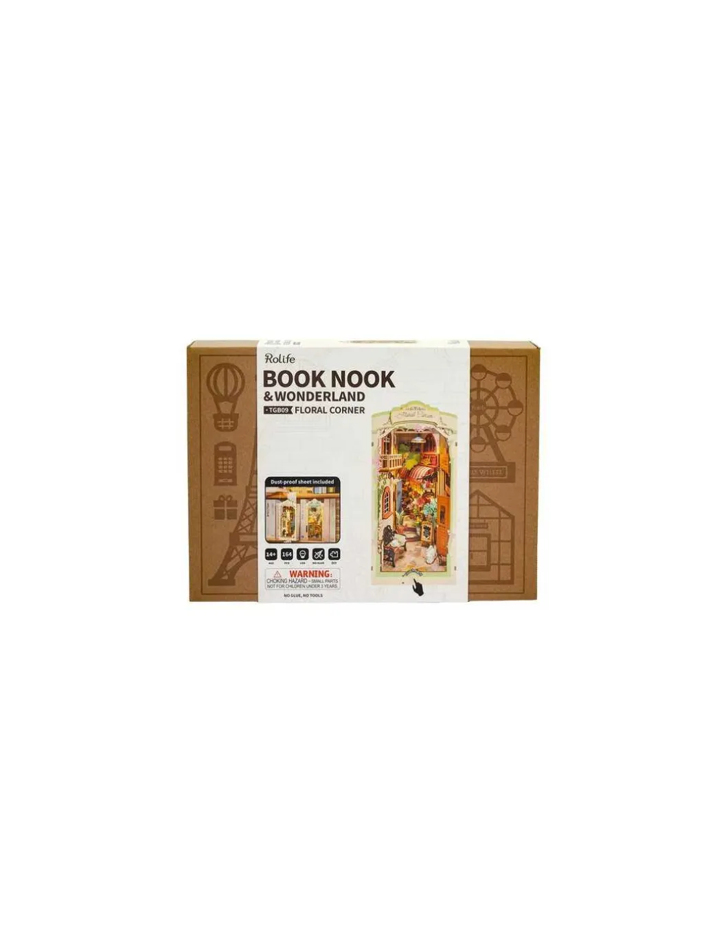 Maquette Floral Corner Book Nook - Rolife