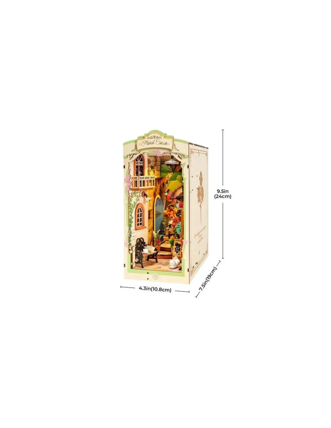 Maquette Floral Corner Book Nook - Rolife