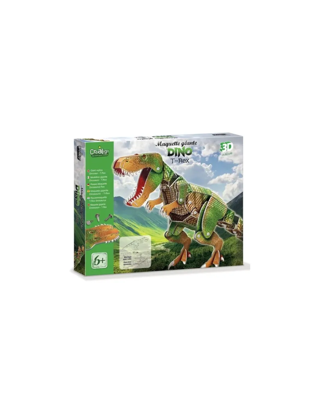 Maquette géante dino 3D - CréaLign'