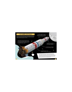 Maquette La fusée spatiale 3D - Sassi