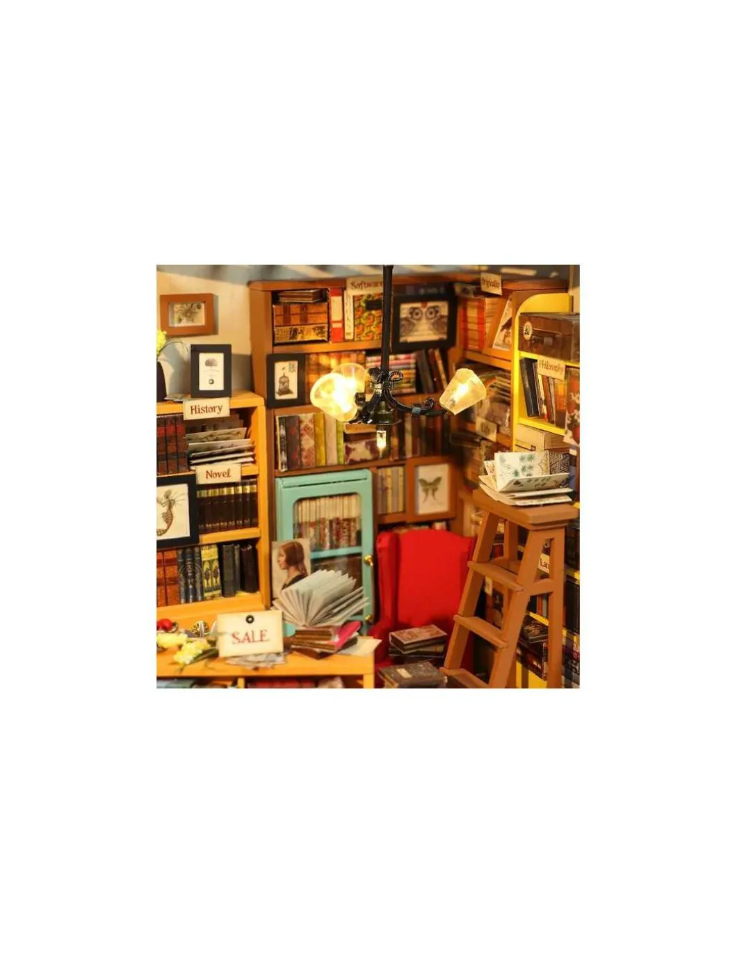 Maquette librairie Sam's Study - Rolife