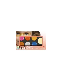 Maquillage palette 6 couleurs effet métal - Djeco