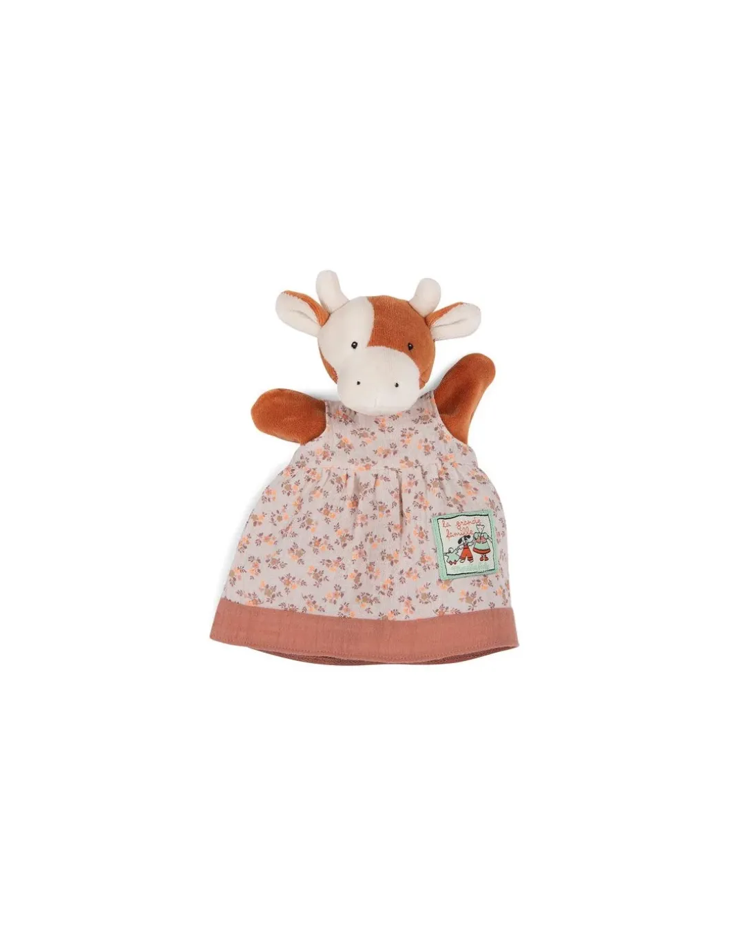 Marionnette Charlotte la vache La Grande Famille - Moulin Roty