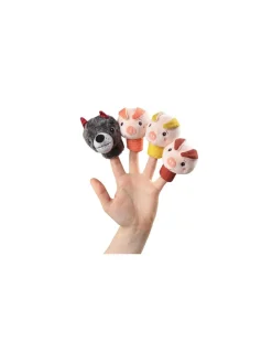 Marionnettes à doigt Les trois petits cochons - Lilliputiens