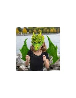 Masque de dragon vert - Great Pretenders