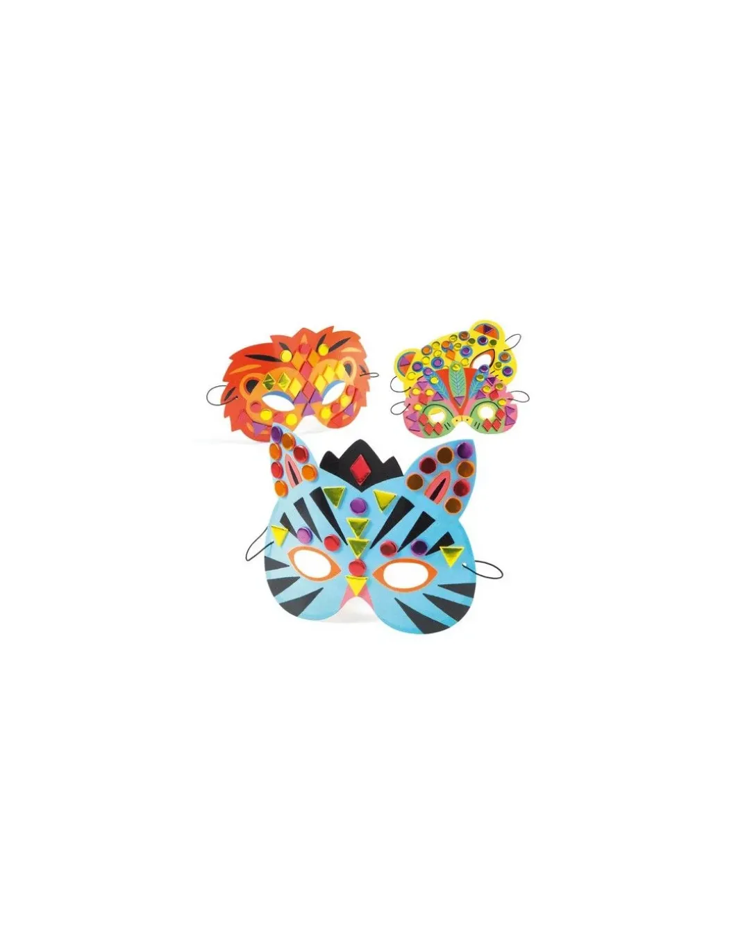 Masques mosaïques - Do it Yourself Djeco