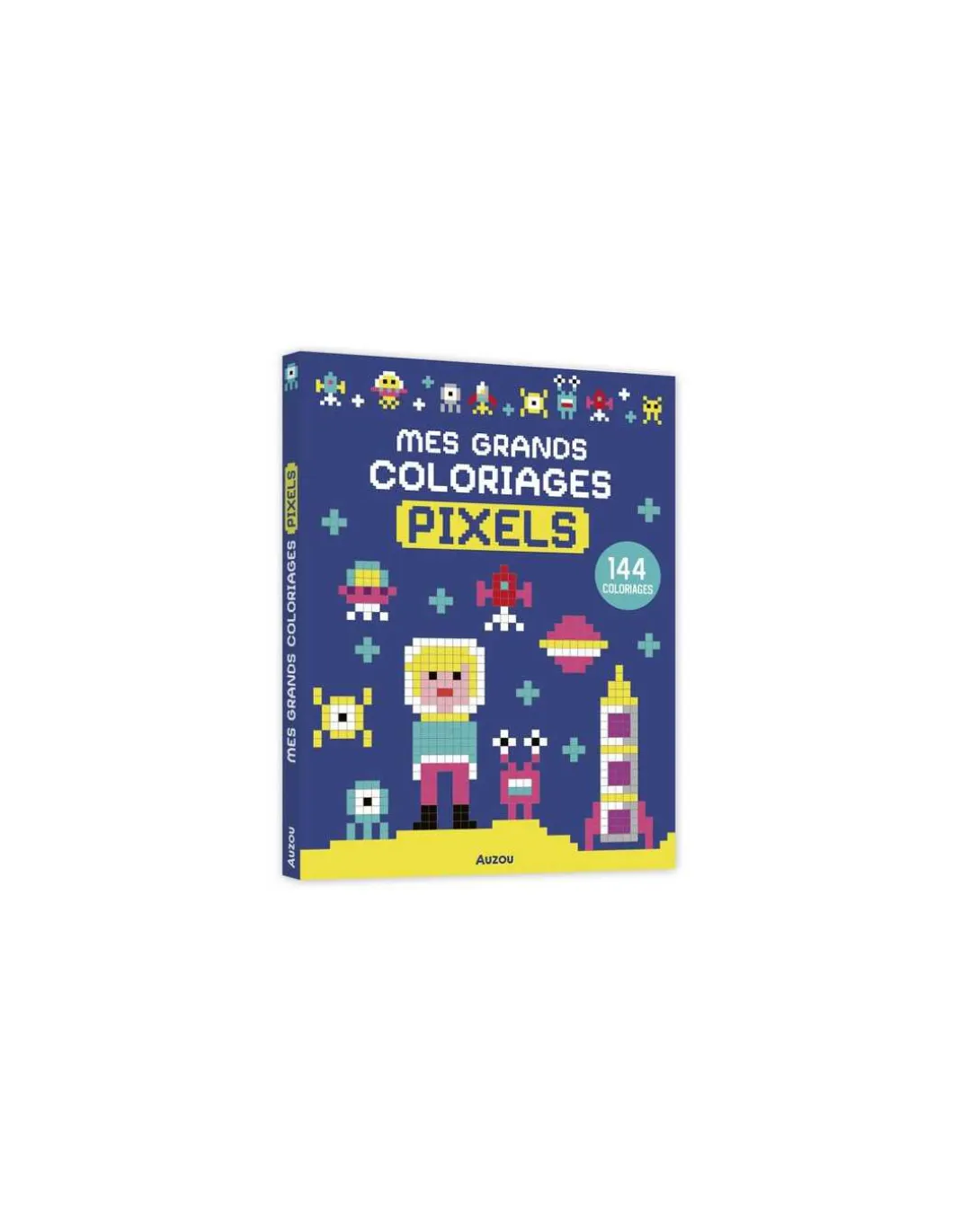 Mes grands coloriages Pixels - Auzou