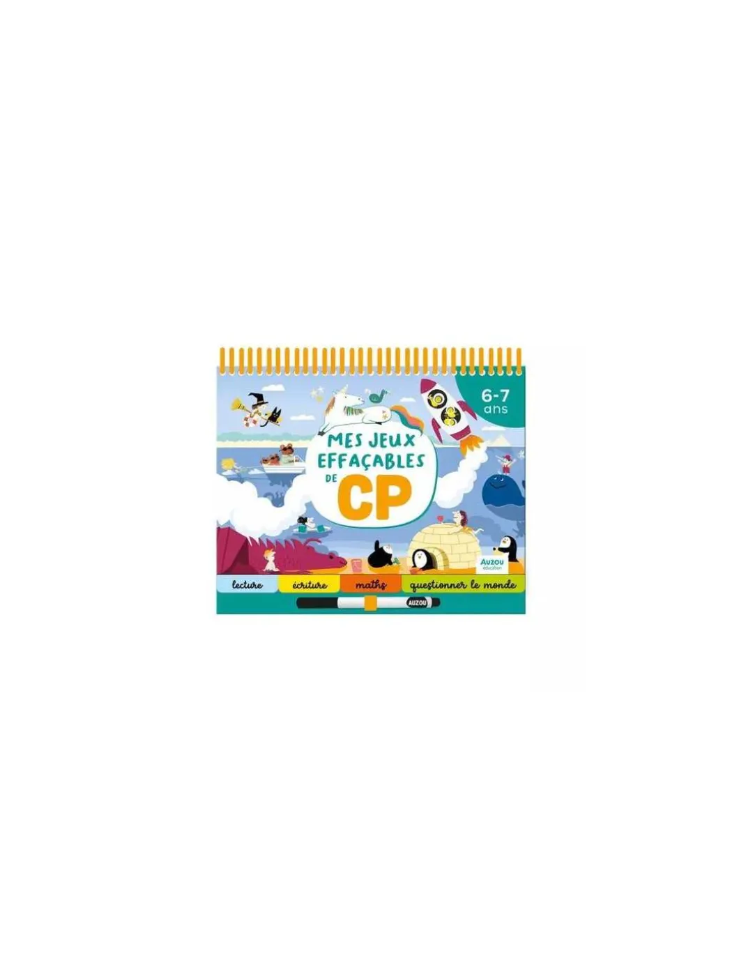 Mes jeux effaçables de CP - Auzou