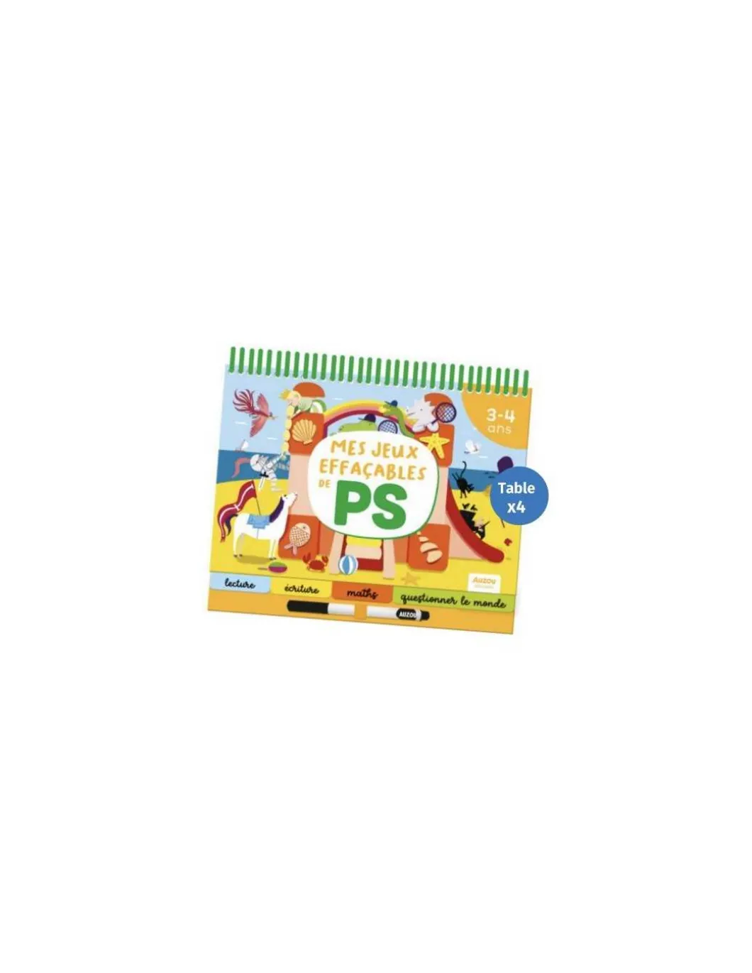 Mes jeux effaçables de Petite Section - Auzou