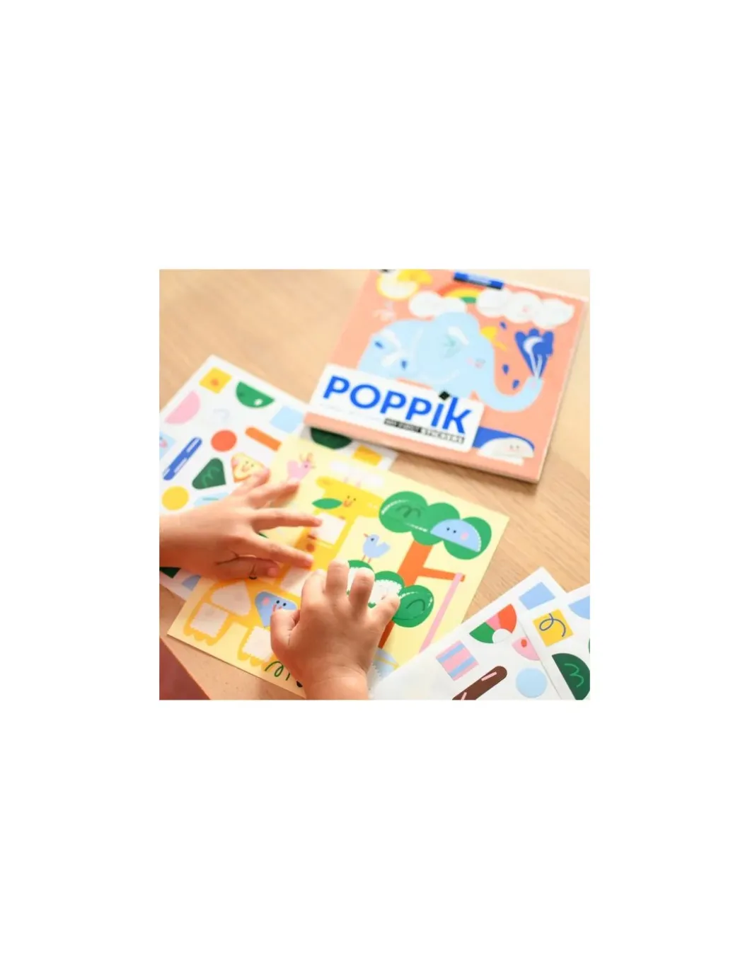 Mes premiers stickers Les animaux - Poppik