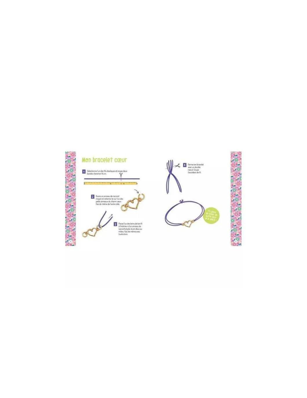 Mes pétillants bracelets pop et fluos - Auzou