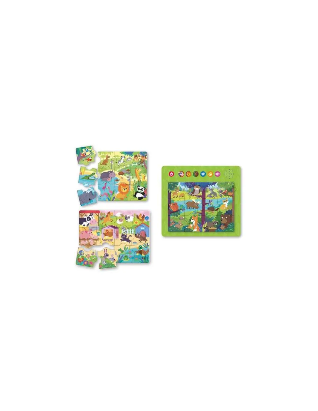 Mes puzzles sonores animaux - 123 Soleil !