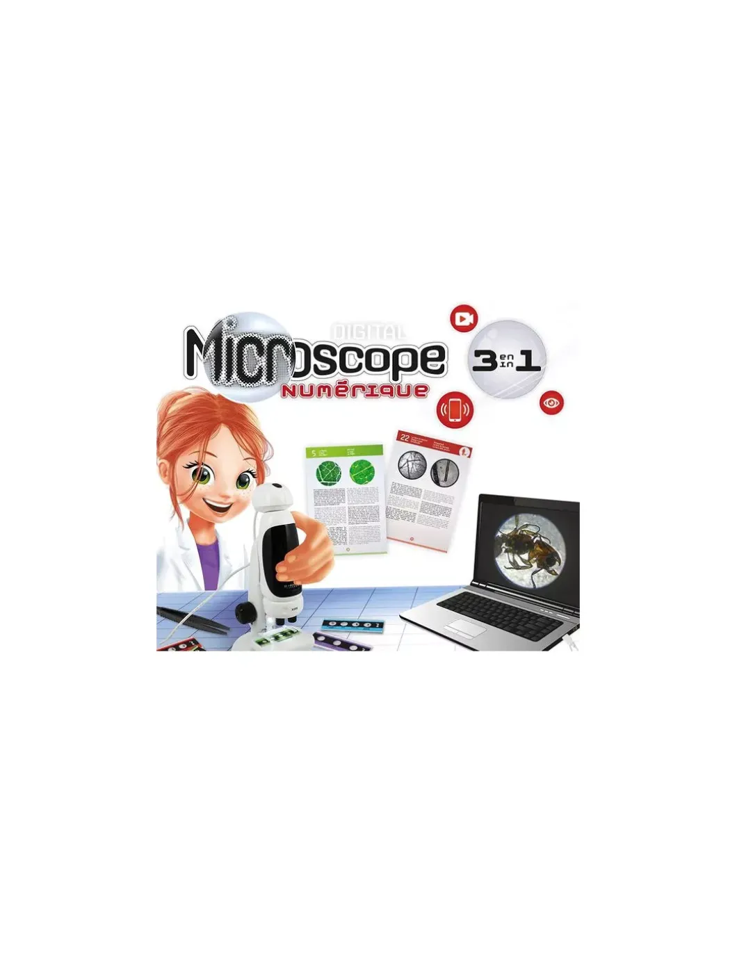 Microscope vidéo 3 en 1 - Buki
