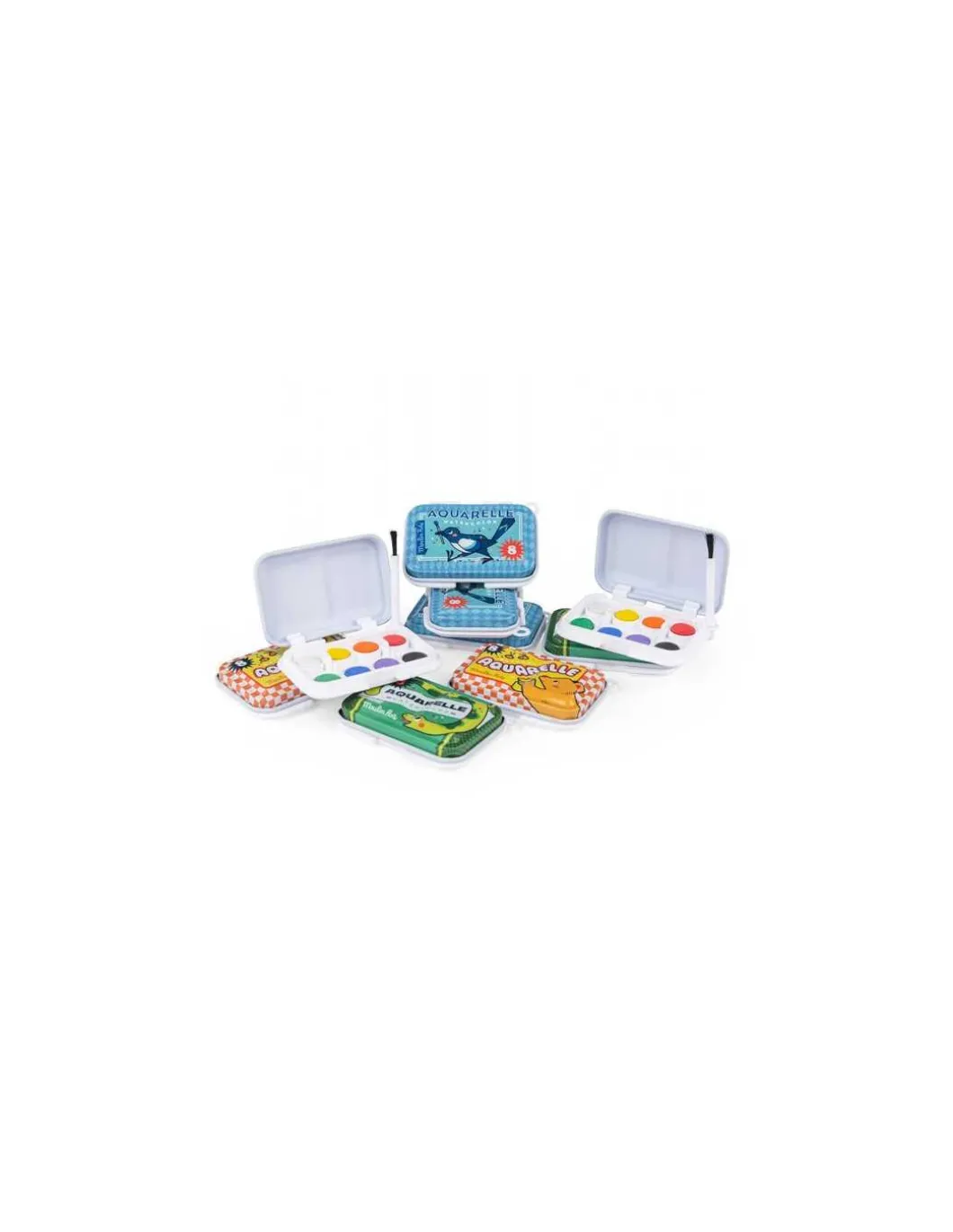 Mini palette aquarelle bleue - Moulin Roty