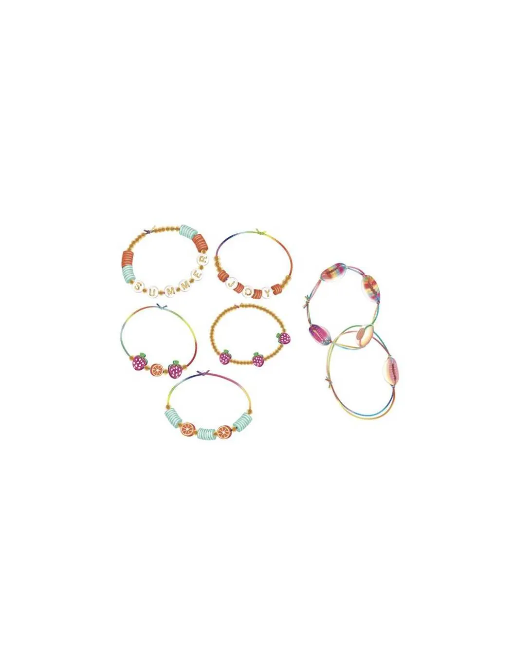 Mon accumulation de bracelets Summer - Auzou