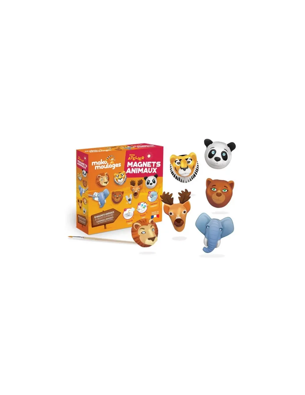 Mon atelier Magnets Animaux - Mako Moulages