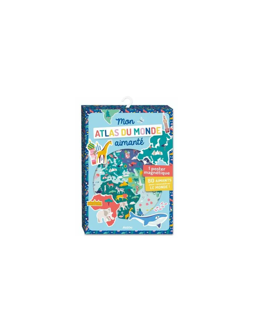 Mon atlas du monde aimanté - Auzou