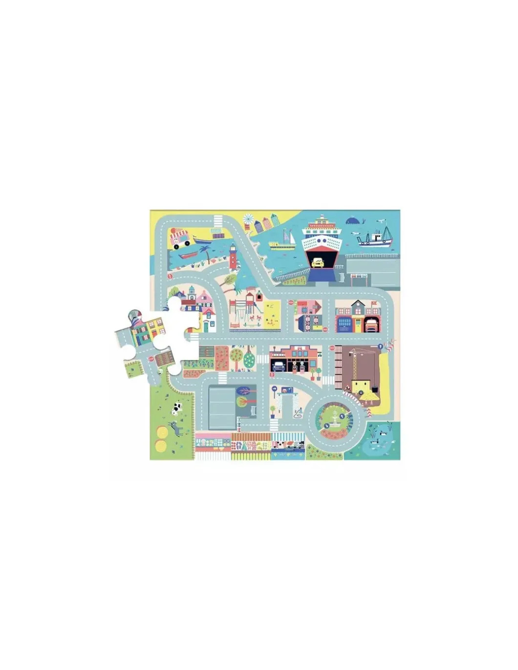 Mon circuit en puzzle - Auzou
