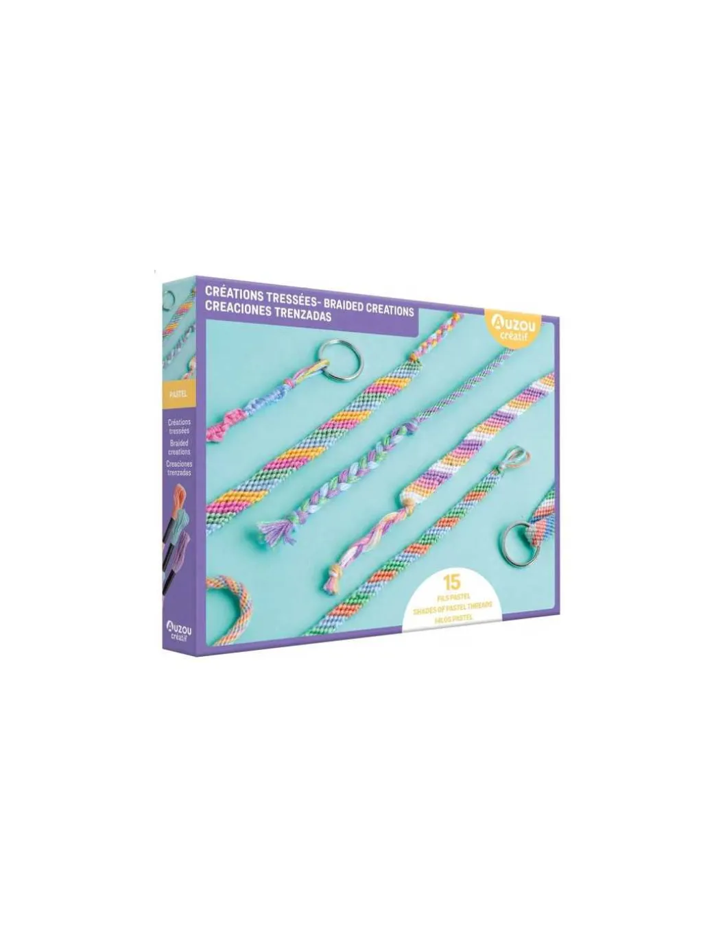 Mon coffret d'artiste fils brésiliens pastels - Auzou