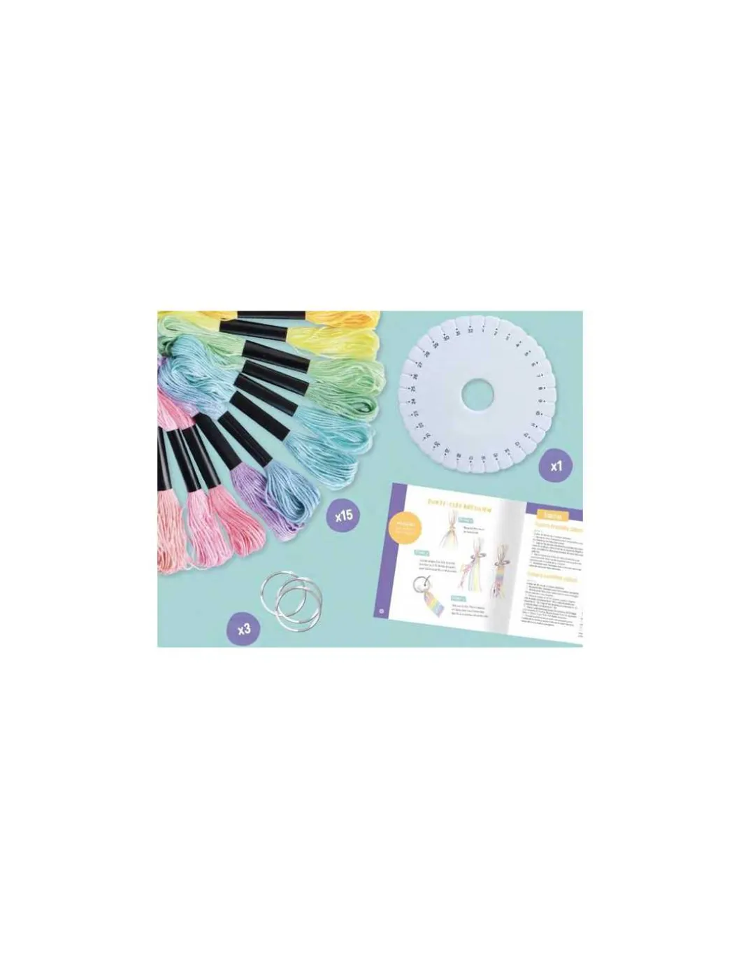 Mon coffret d'artiste fils brésiliens pastels - Auzou