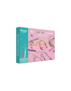 Mon coffret d'artiste mes scoubidous à paillettes - Auzou